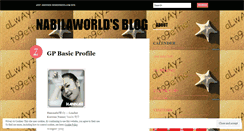 Desktop Screenshot of nabilaworld.wordpress.com