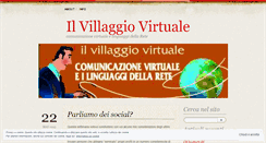 Desktop Screenshot of ilvillaggiovirtuale.wordpress.com