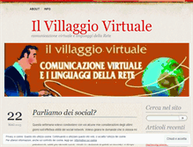 Tablet Screenshot of ilvillaggiovirtuale.wordpress.com