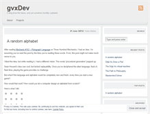 Tablet Screenshot of gvxdev.wordpress.com