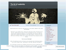 Tablet Screenshot of leadership123.wordpress.com