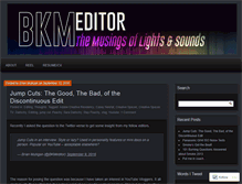 Tablet Screenshot of bkmeditor.wordpress.com