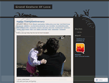 Tablet Screenshot of grandgestureoflove.wordpress.com