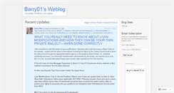Desktop Screenshot of barry01.wordpress.com