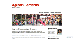 Desktop Screenshot of agustincardenas.wordpress.com