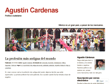 Tablet Screenshot of agustincardenas.wordpress.com