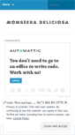 Mobile Screenshot of monsteradeliciosa.wordpress.com