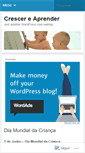 Mobile Screenshot of cresceraprender.wordpress.com