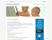 Tablet Screenshot of cresceraprender.wordpress.com