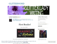 Tablet Screenshot of glitterword.wordpress.com