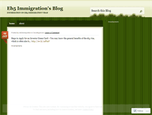 Tablet Screenshot of eb5immigration.wordpress.com