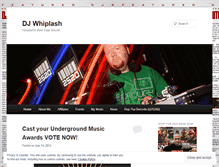 Tablet Screenshot of djwhiplash.wordpress.com