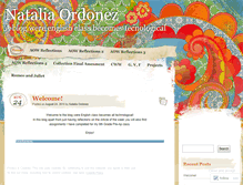 Tablet Screenshot of nataliaordonez.wordpress.com