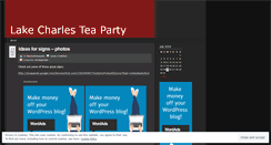 Desktop Screenshot of lakecharlesteaparty.wordpress.com