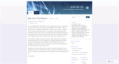 Desktop Screenshot of abitlikelife.wordpress.com