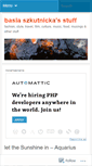 Mobile Screenshot of basiaszkutnicka.wordpress.com