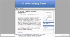 Desktop Screenshot of outsidetheivorytower.wordpress.com