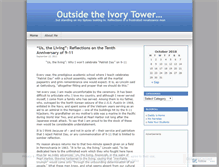 Tablet Screenshot of outsidetheivorytower.wordpress.com