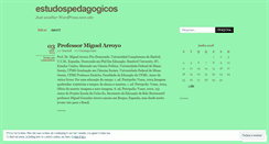 Desktop Screenshot of estudospedagogicos.wordpress.com