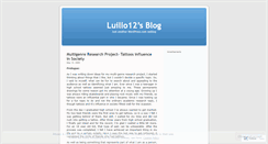 Desktop Screenshot of luillo12.wordpress.com