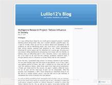 Tablet Screenshot of luillo12.wordpress.com