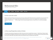 Tablet Screenshot of muhammadeko.wordpress.com