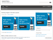 Tablet Screenshot of issmyptech.wordpress.com