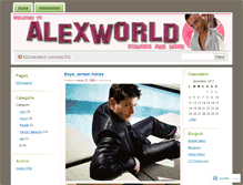 Tablet Screenshot of alexworld.wordpress.com