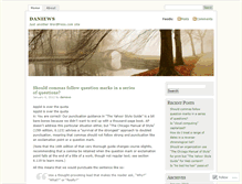 Tablet Screenshot of daniews.wordpress.com