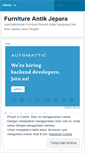 Mobile Screenshot of jeparafurnitureantik.wordpress.com