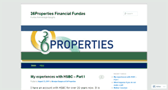 Desktop Screenshot of 36properties.wordpress.com