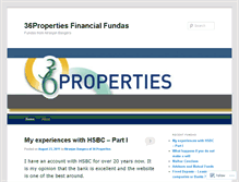 Tablet Screenshot of 36properties.wordpress.com