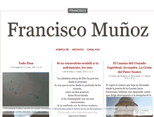 Tablet Screenshot of fmunozj.wordpress.com