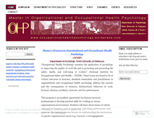 Tablet Screenshot of occupationalhealthpsychology.wordpress.com