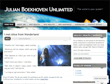 Tablet Screenshot of julianboekhoven.wordpress.com