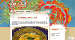 Desktop Screenshot of currygirl.wordpress.com