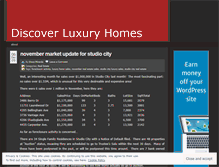 Tablet Screenshot of discoverluxuryhomes.wordpress.com