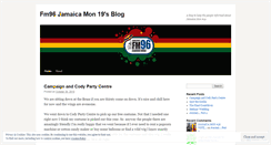 Desktop Screenshot of fm96jamaicamon19.wordpress.com