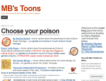Tablet Screenshot of mbtoons.wordpress.com