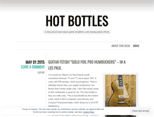 Tablet Screenshot of hotbottles.wordpress.com