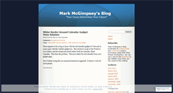 Desktop Screenshot of markmcgimpsey.wordpress.com