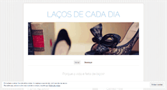 Desktop Screenshot of lacosdecadadia.wordpress.com