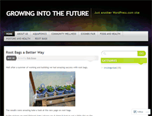 Tablet Screenshot of growingintothefuture.wordpress.com