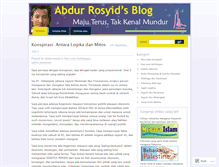 Tablet Screenshot of abdurrosyid.wordpress.com
