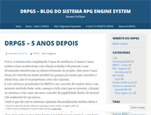 Tablet Screenshot of drpgs.wordpress.com