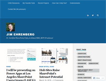 Tablet Screenshot of jimehrenberg.wordpress.com