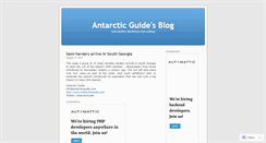 Desktop Screenshot of antarcticguide.wordpress.com