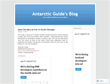 Tablet Screenshot of antarcticguide.wordpress.com