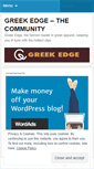 Mobile Screenshot of greekedge.wordpress.com