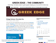 Tablet Screenshot of greekedge.wordpress.com